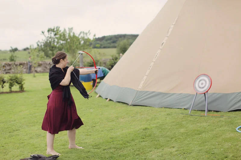 Wedding fun and games at Blencowe Hall, The Rowley Estates, Lake District wedding
