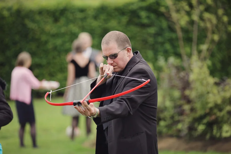 Wedding fun and games at Blencowe Hall, The Rowley Estates, Lake District wedding