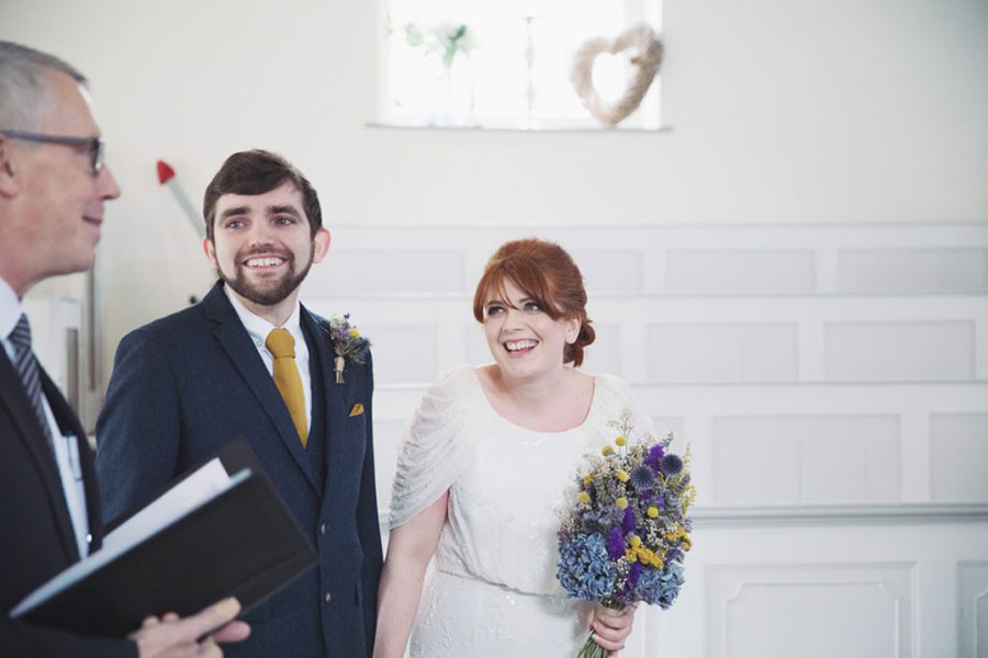 Secret Seaview Chapel wedding venue | Robin Hoods Bay seaside wedding | Scarborough English seaside | Natural wedding photography