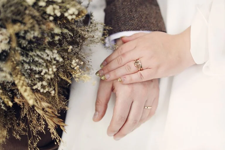 His & hers wedding rings inspo | Matching couple wedding rings | Bride & groom wedding bands
