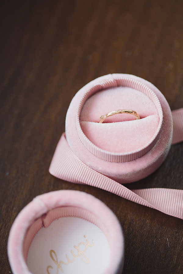 Beautiful wedding ring boxes pastel pink