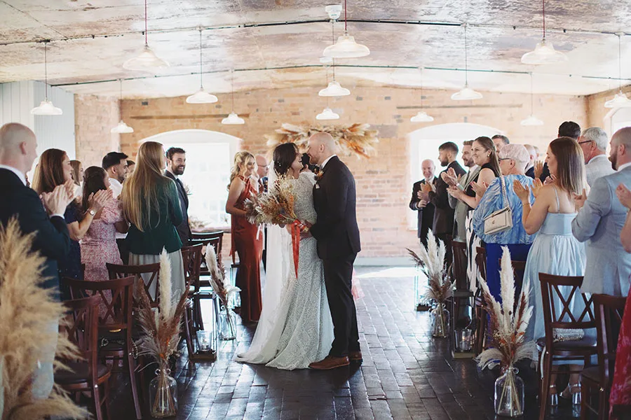 The West Mill wedding photography in Derbyshrie | Rustic wedding venue UK