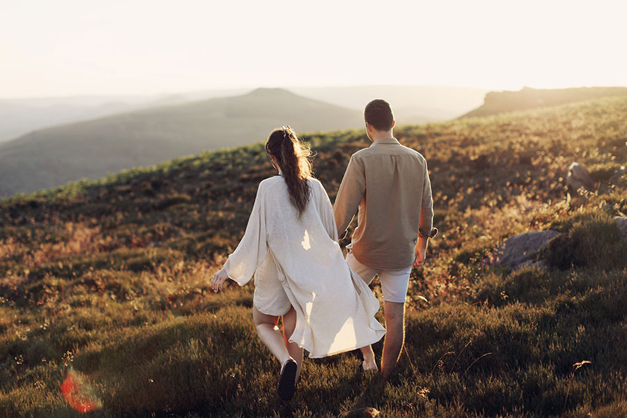Peak District proposal photoshoot at Curbar Edge