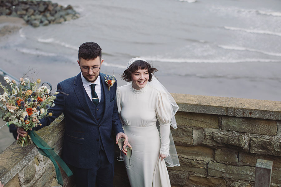 The Cove wedding photography Robin Hood's Bay Yorkshire