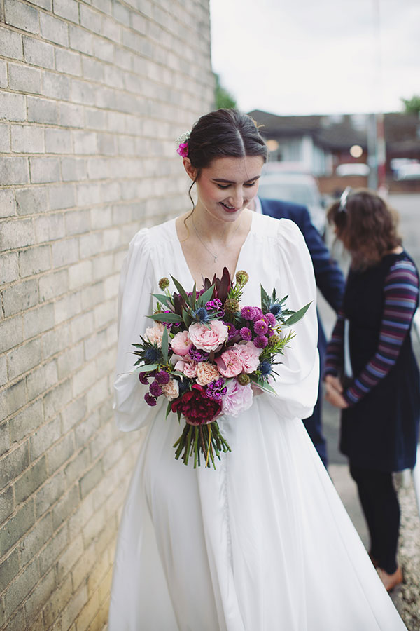 Elopement wedding photography at Stamford Registry Office capturing authentic emotions