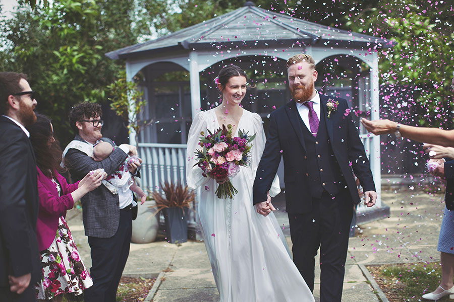 Elopement wedding photography at Stamford Registry Office capturing authentic emotions