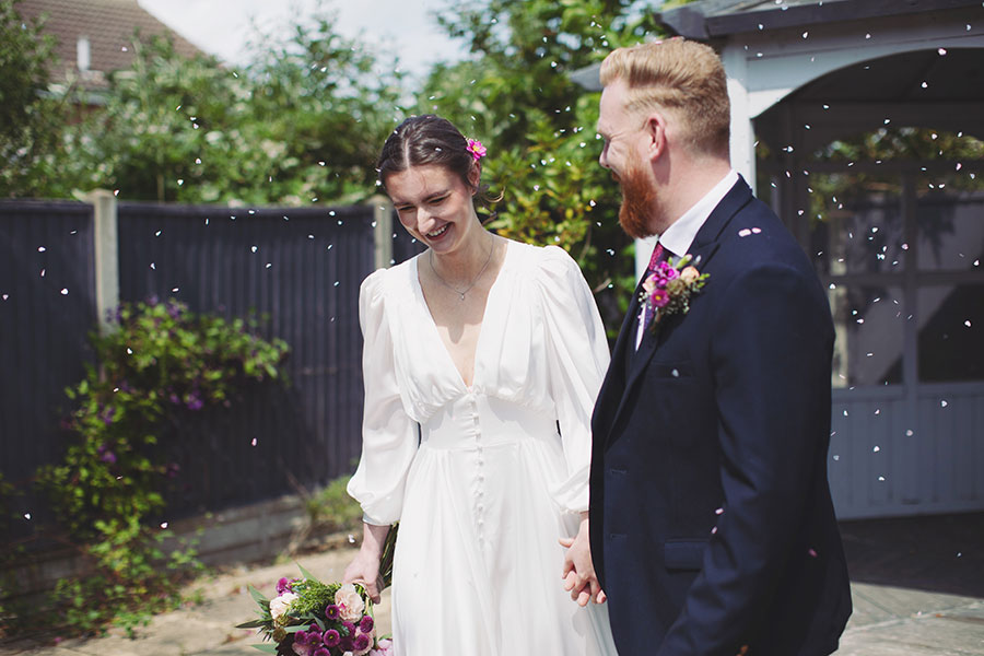 Elopement wedding photography at Stamford Registry Office capturing authentic emotions