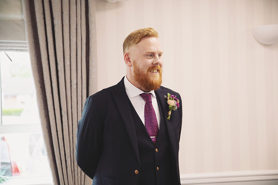 Candid wedding photography at Stamford Registry Office capturing a romantic elopement
