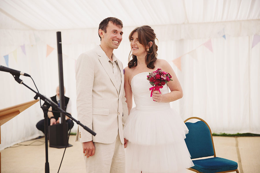 Emotional moment during the ceremony inside Cliff College Hotel – Cliff College wedding photography