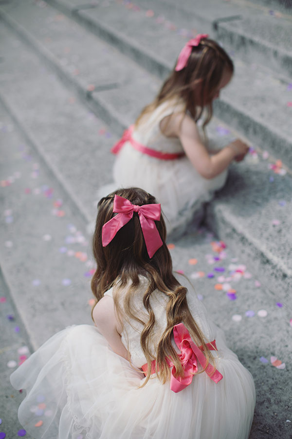Lisa & Dean ♡ Leeds Civic Hall Wedding 21 Couple celebrating outside Leeds Civic Hall after their wedding ceremony