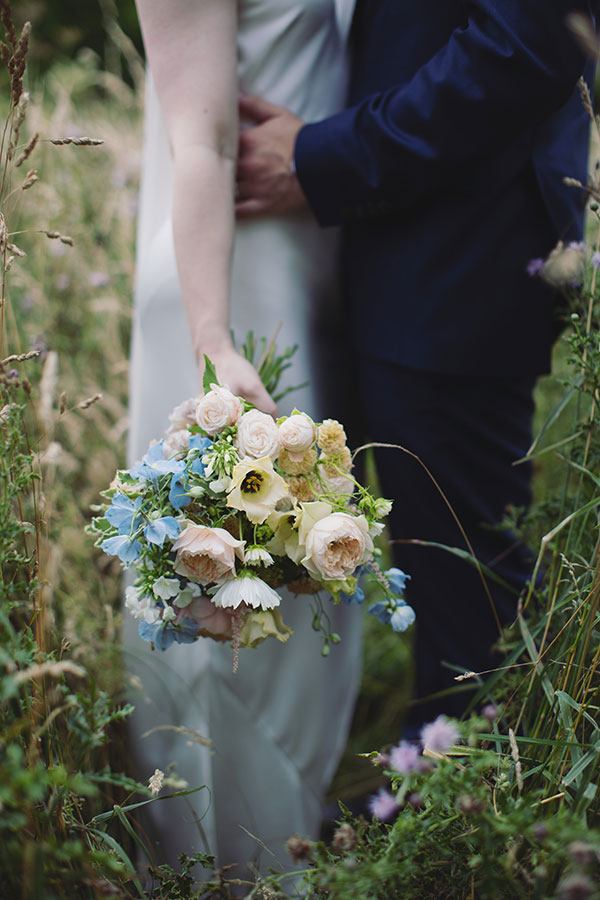 Bakewell Town Hall wedding portraits of bride & groom