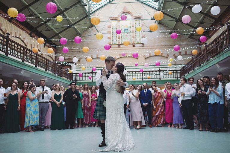 Alex & Aishling ♡ Manchester Victoria Baths Wedding 1 A beautiful, fun and colourful Manchester Victoria Baths wedding