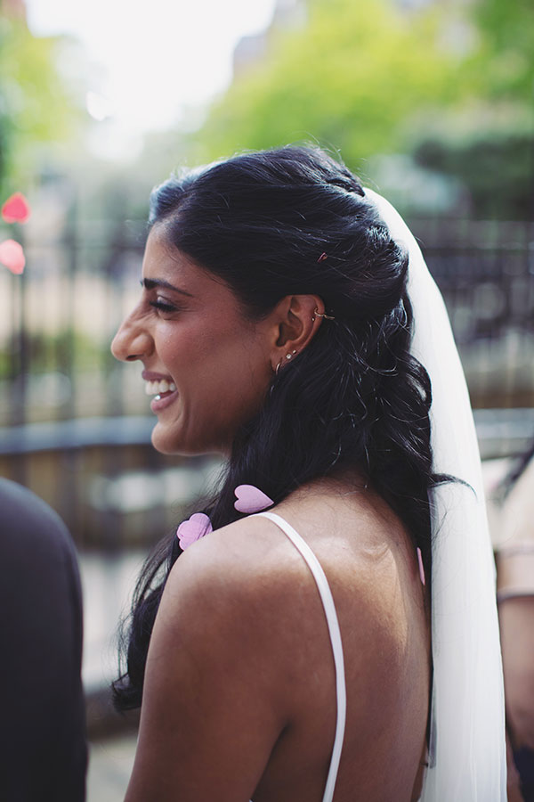 Natural wedding portraits of Rich and Shaily in Sheffield city centre