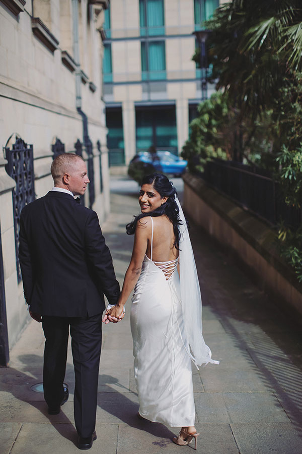 Natural, candid moments from Rich and Shaily’s Sheffield Town Hall weddin