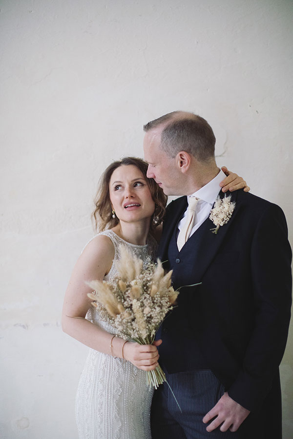 Natural couple portraits around Sheffield General Cemetery after Samuel Worth Chapel wedding