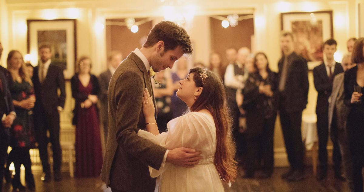 Dreamy & documentary first dance wedding photography moment