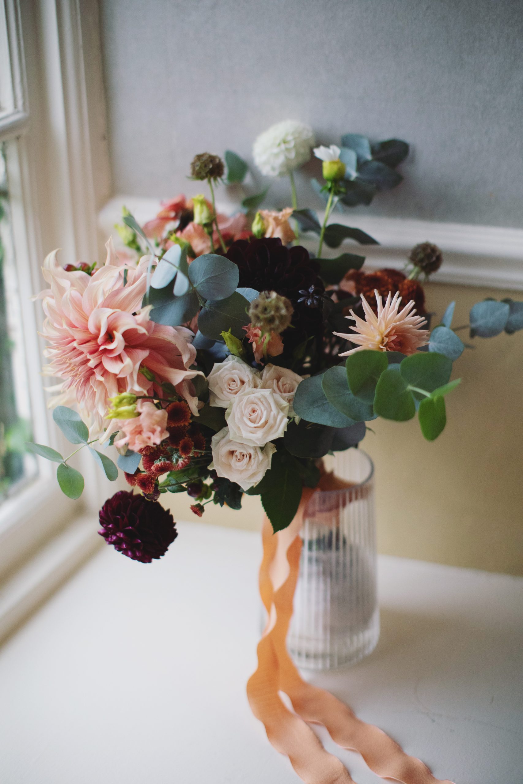 Beautiful romantic bridal flowers