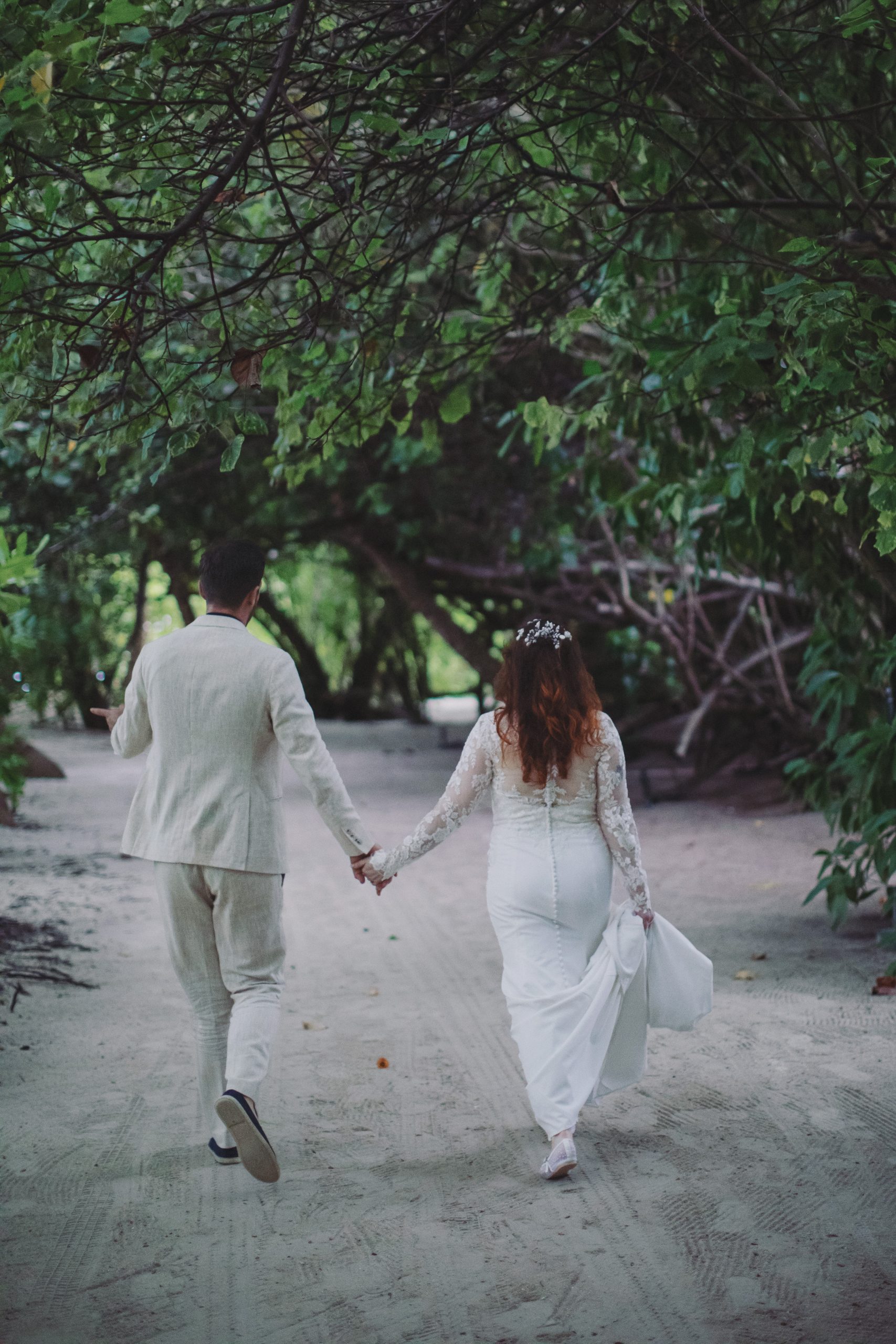 Rebecca & Tom ♡ Maldives Elopement Wedding Photography 19 Maldives Wedding for Two Beneath Cloudy Skies