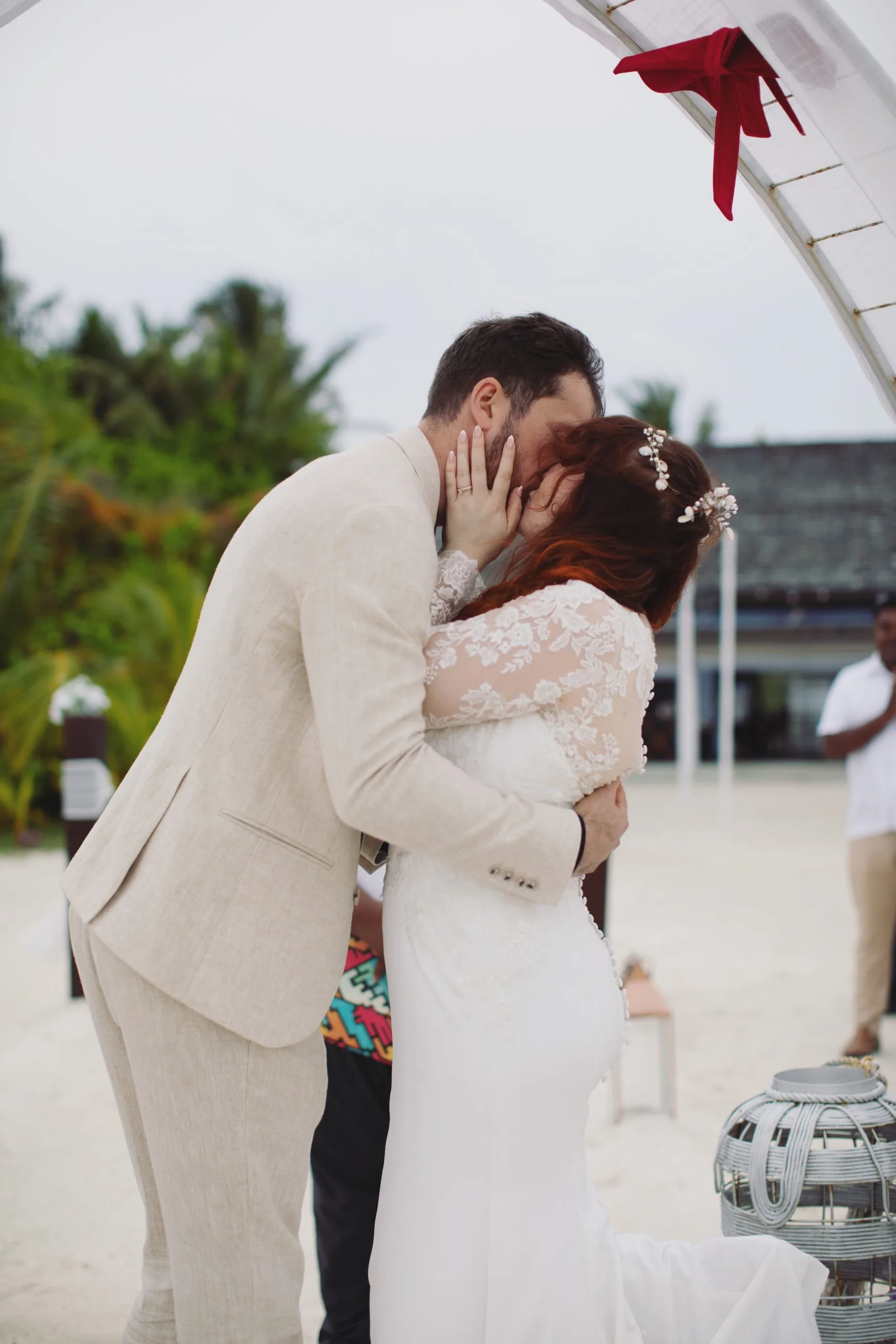 Romantic Maldives Elopement Wedding Photography