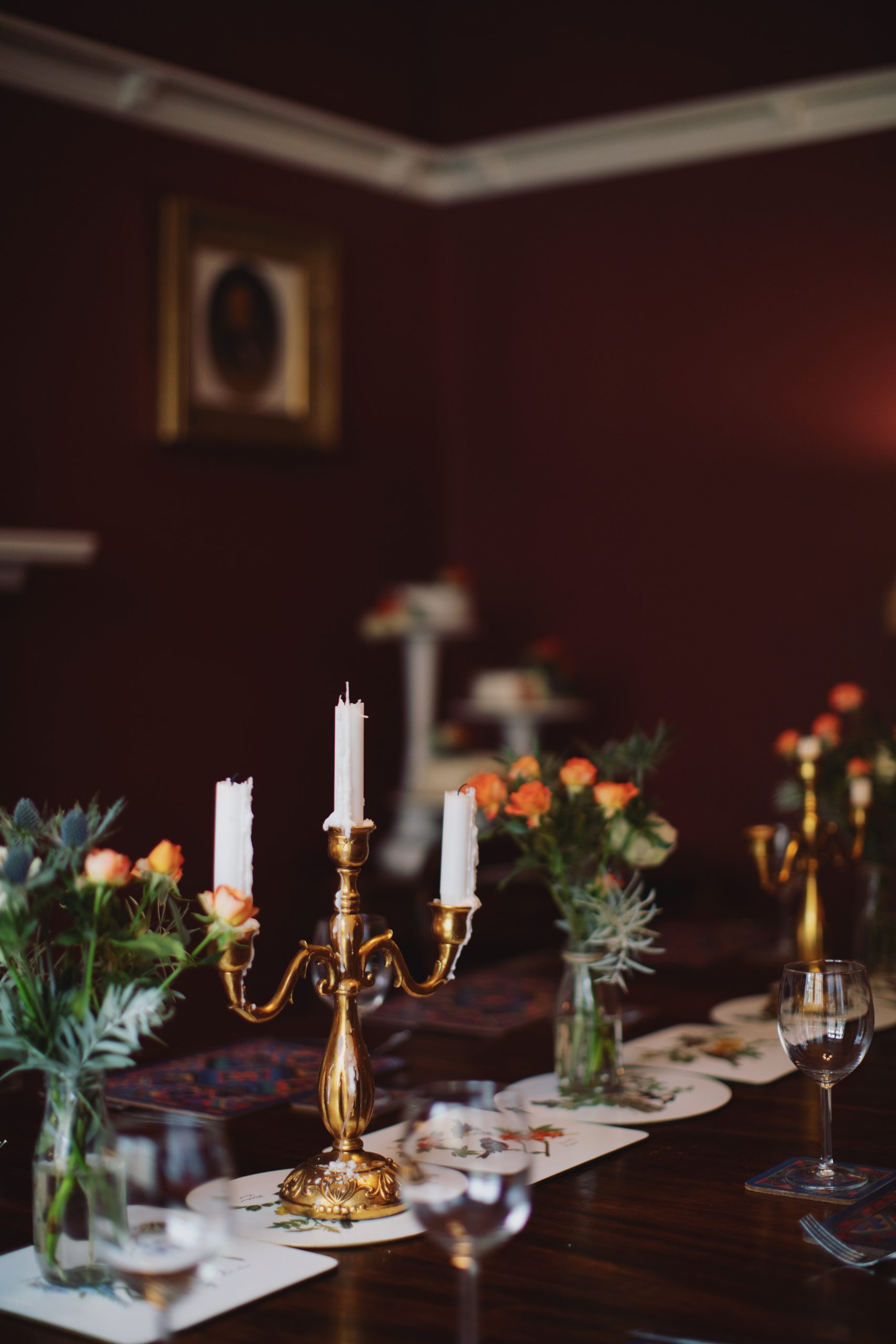 Siobhan & Jonathan ♡ Bakewell Town Hall Wedding 8 Wedding details arranged inside Rutland House before the ceremony.