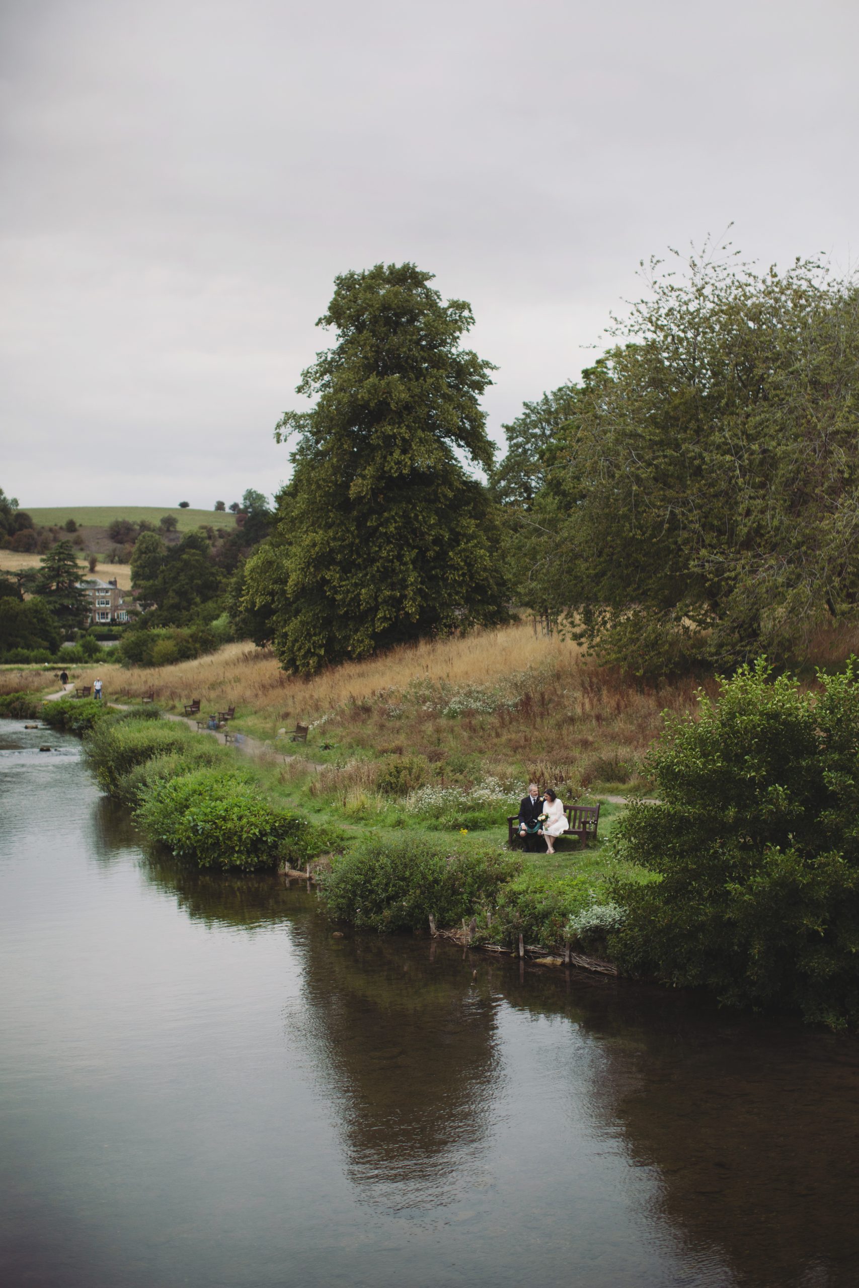 Siobhan & Jonathan ♡ Bakewell Town Hall Wedding 25 Siobhan and Jonathan walking through Bakewell following their registry office wedding.