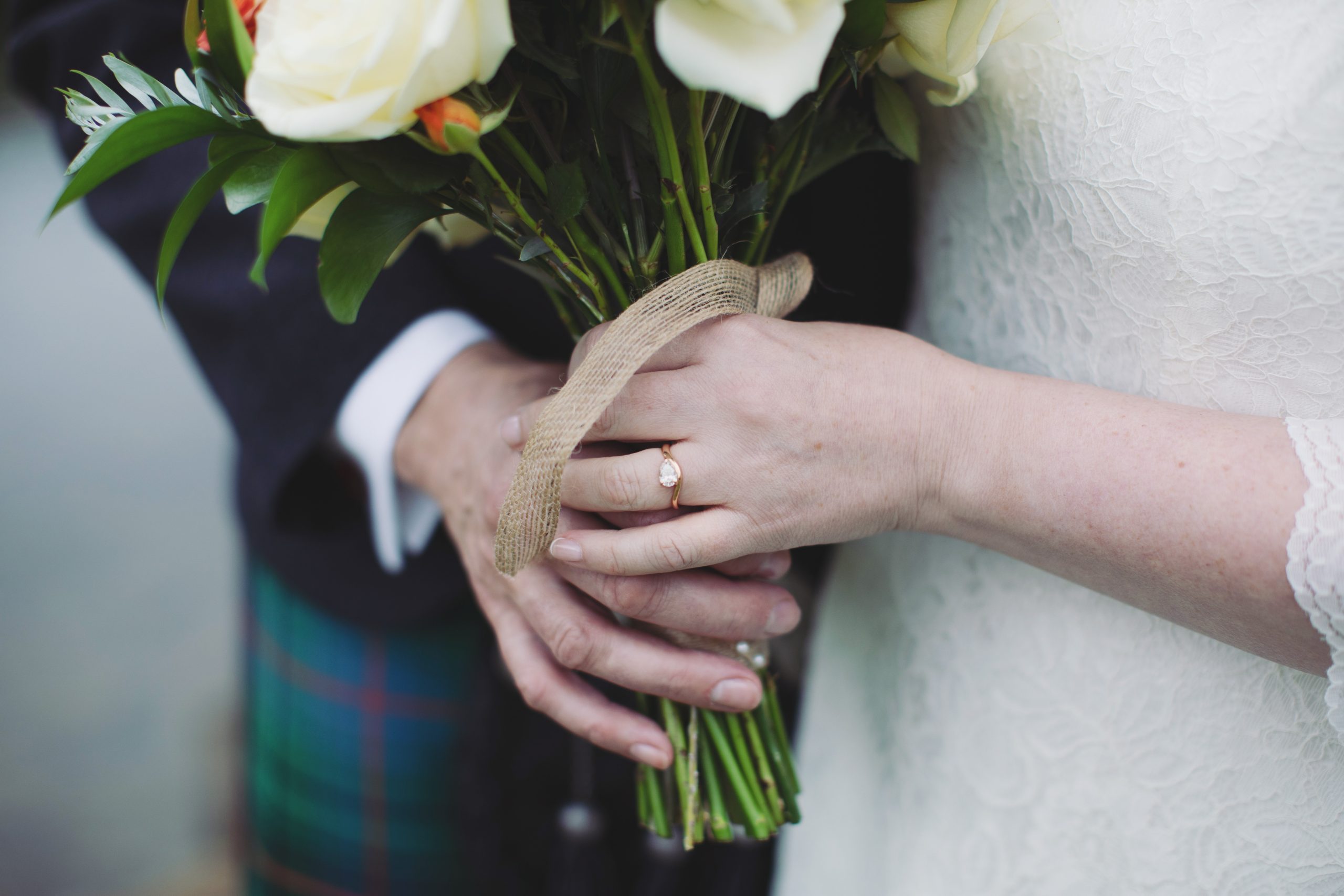 Siobhan & Jonathan ♡ Bakewell Town Hall Wedding 30 Siobhan and Jonathan walking through Bakewell following their registry office wedding.