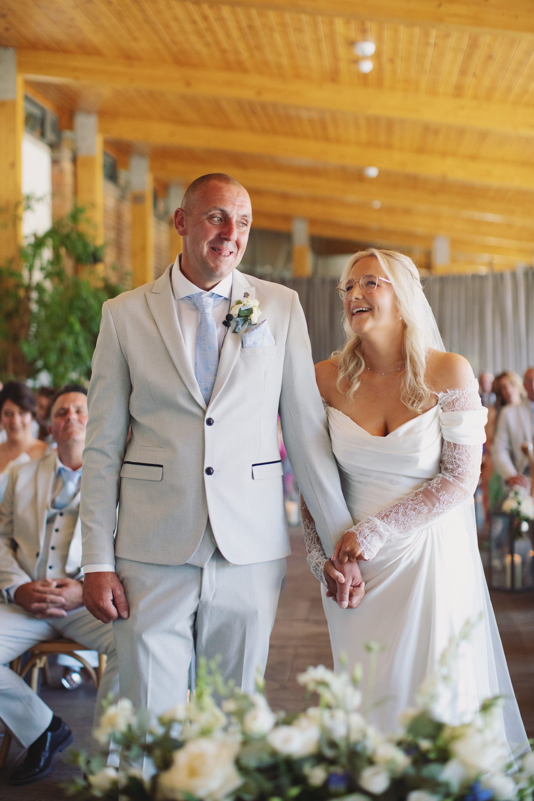 Marisa & Steven ♡ Thorpe Garden Wedding Photography 14 Wedding ceremony at Thorpe Garden in Staffordshire