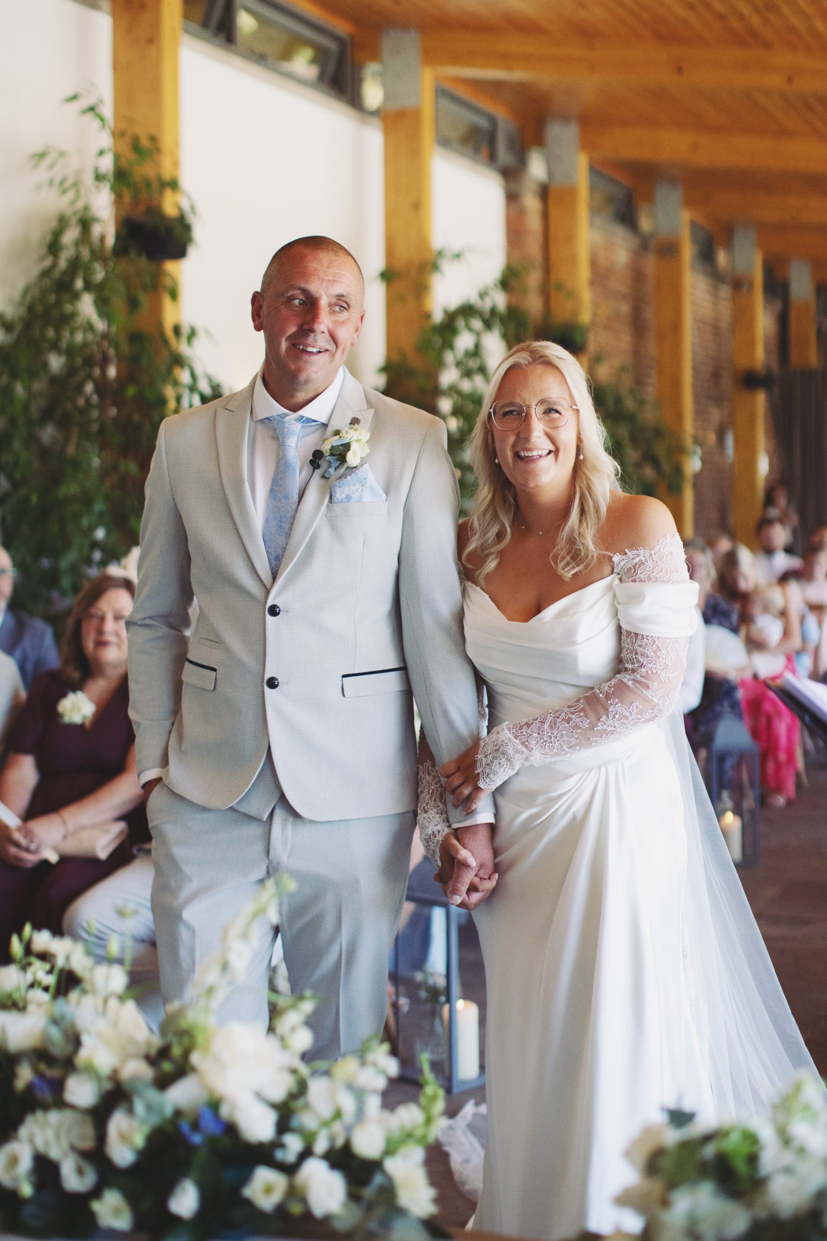 Marisa & Steven ♡ Thorpe Garden Wedding Photography 16 Wedding ceremony at Thorpe Garden in Staffordshire