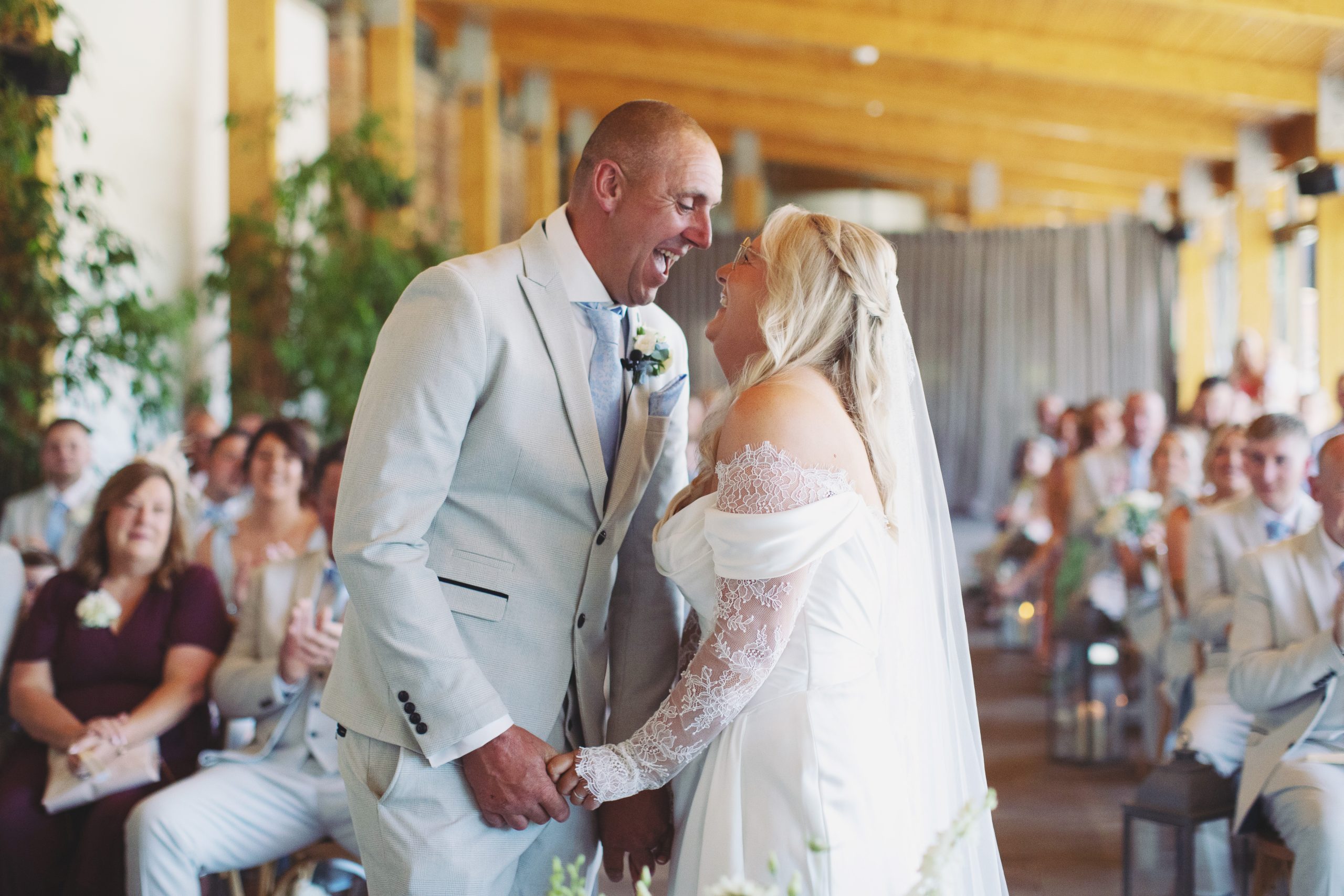 Marisa & Steven ♡ Thorpe Garden Wedding Photography 19 Wedding ceremony at Thorpe Garden in Staffordshire