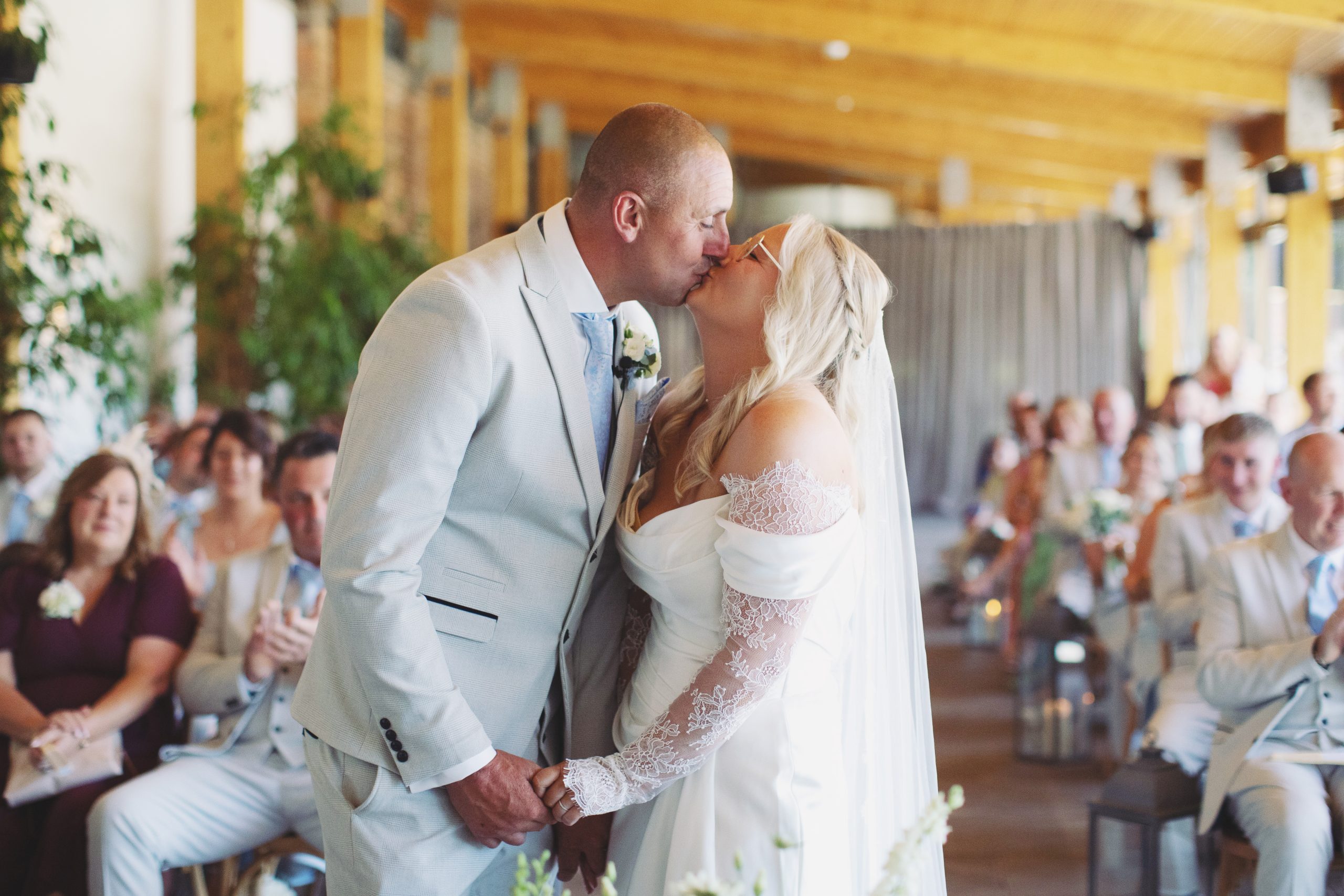 Marisa & Steven ♡ Thorpe Garden Wedding Photography 17 Wedding ceremony at Thorpe Garden in Staffordshire