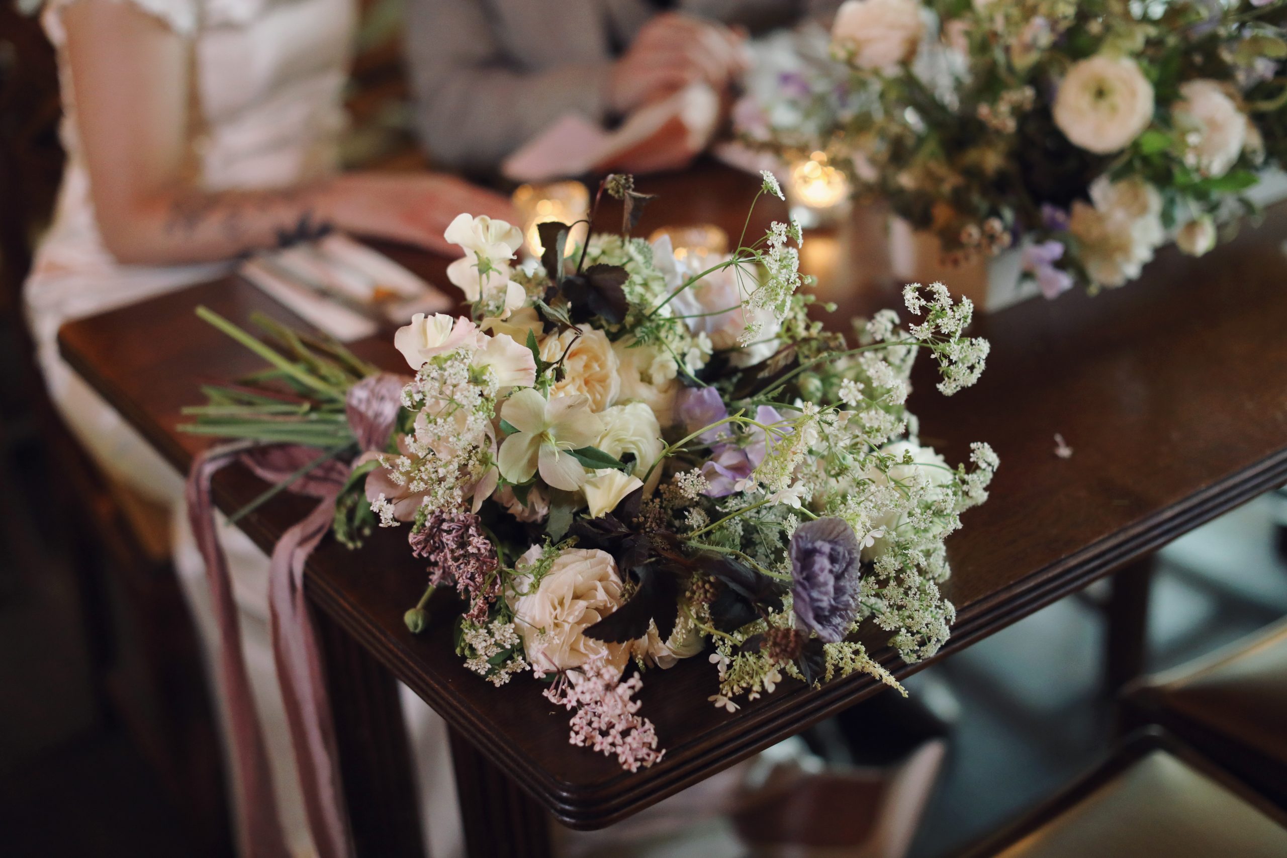 1920s-inspired wedding styling with elegant vintage details.