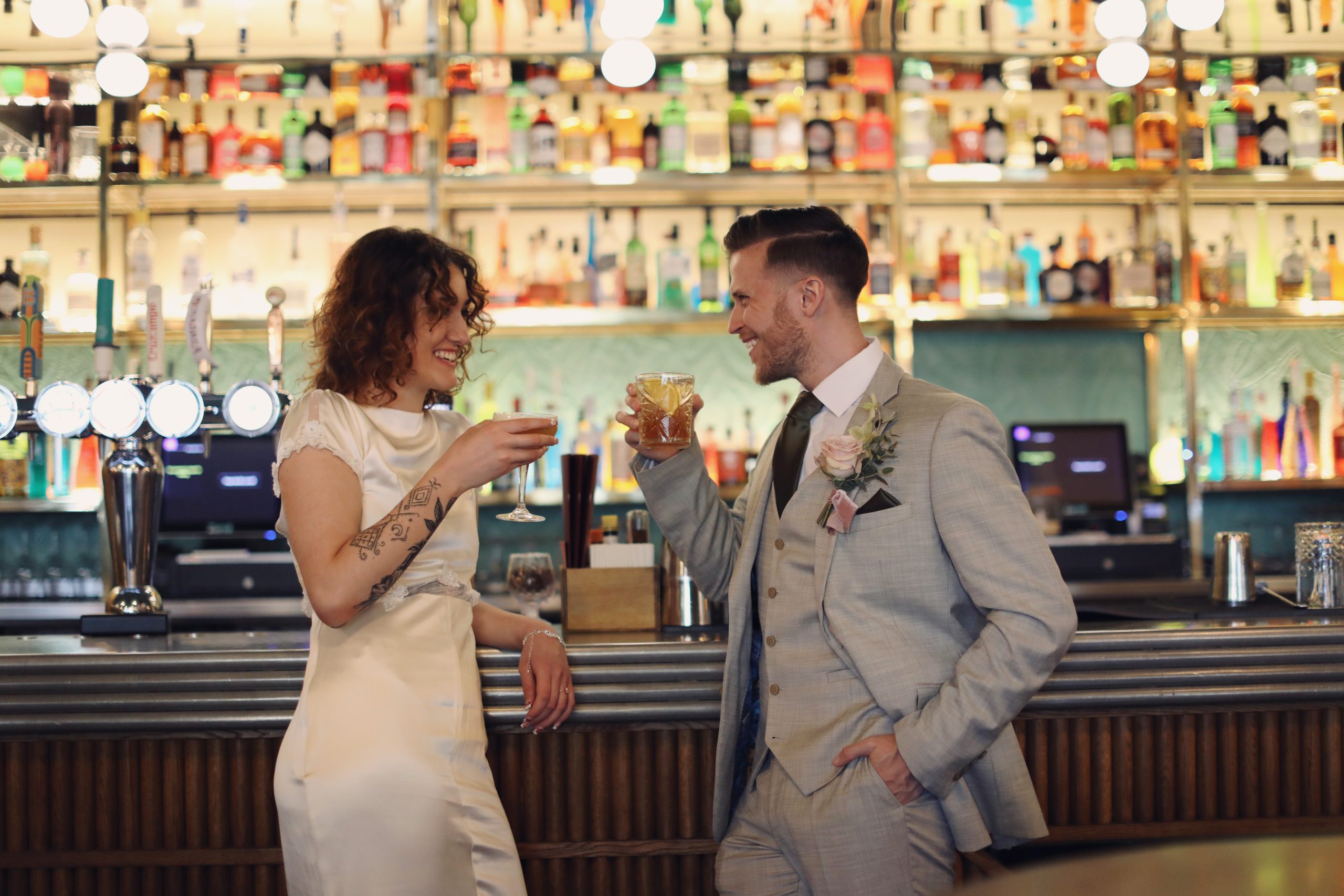 1920s-inspired wedding styling with elegant vintage details.
